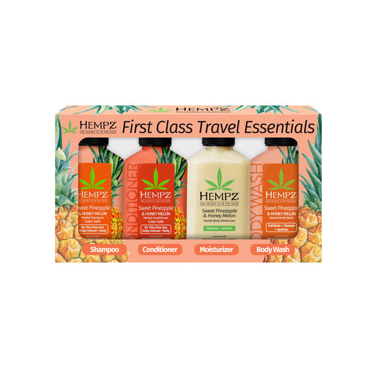 Sweet Pineapple & Honey Melon First-Class Travel Essentials Gift Set