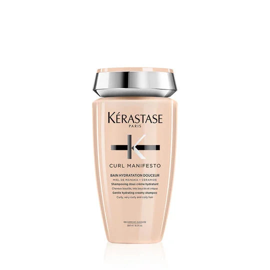 Kerastase Curl Manifesto Bain Hydratation Douceur Shampoo for Curly, very curly hair and coily hair