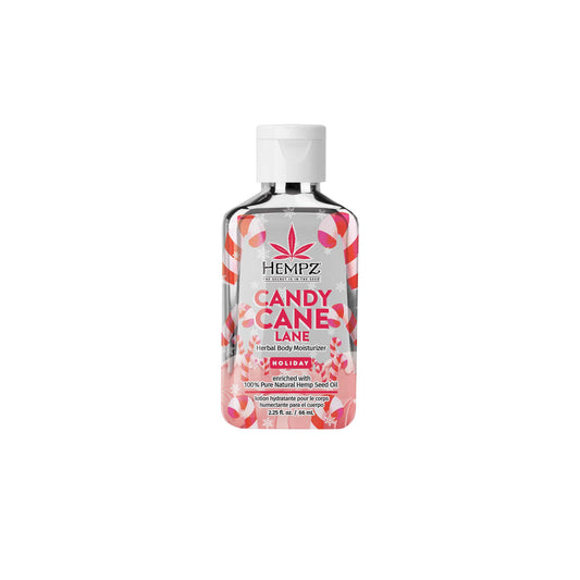 Travel-Size Candy Cane Lane Herbal Body Moisturizer